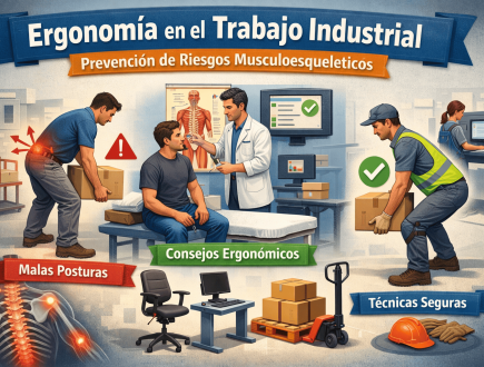 Ergonomía en trabajo industrial