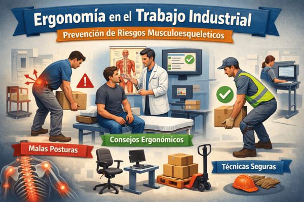 Ergonomía en trabajo industrial