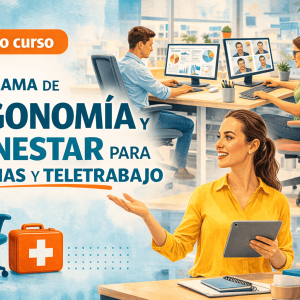 ergonomía oficinas y teletrabajo
