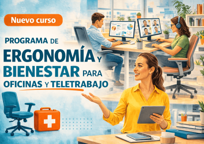 ergonomía oficinas y teletrabajo