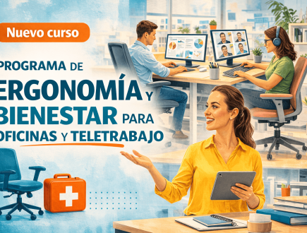 ergonomía oficinas y teletrabajo