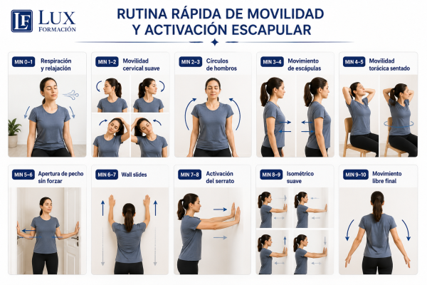 Rutina de 10 Minutos para Hombro y Trapecio | Lux Formación